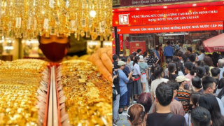 Giá vàng hôm nay 23/4: Bảng giá vàng miếng SJC vàng nhẫn 9999 đồng loạt 'thụt lùi', thị trường giảm sâu hiếm có