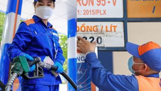 Giá xăng dầu hôm nay 23/4 biến động: Dầu Brent tăng chóng mặt, xăng RON 95 duy trì mức thấp