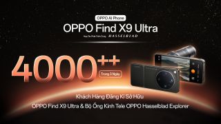 Kỷ lục: Hơn 4000 khách hàng đăng ký sở hữu OPPO Find X9 Ultra và Bộ Ống kính Tele OPPO Hasselblad Explorer trước giờ G