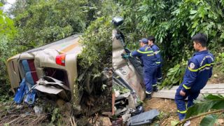 Tình hình 24 nạn nhân bị thương vụ xe khách lao xuống vực sâu 100m ở Sơn La, đã xác định được nguyên nhân ban đầu