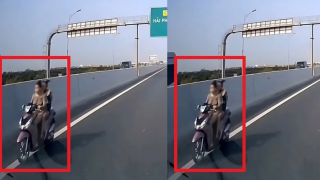 Danh tính cô gái đi xe máy ngược chiều trên cao tốc Hải Phòng – Móng Cái, hé lộ mức phạt nặng