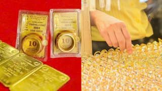 Cập nhật giá vàng hôm nay 28/4: Vàng SJC và nhẫn lao dốc, thế giới giảm sốc, nhà vàng bán không giới hạn