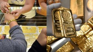 Giá vàng hôm nay (chiều 30/4): Vàng SJC, nhẫn 9999 giảm sâu cuối tháng, vàng thế giới vẫn chưa có dấu hiệu phục hồi