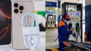 Bảng giá xăng dầu hôm nay chiều 1/5: Xăng dầu vẫn đồng loạt lao dốc so với đỉnh, xăng RON 95 rẻ, ịPhone 16 có đắt?