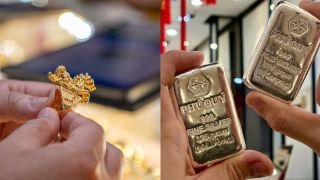 Giá vàng, bạc hôm nay 2/5: Vàng SJC, nhẫn 9999 đổi hướng sau vượt đỉnh, giá bạc phục hồi, nhà đầu tư nín thở