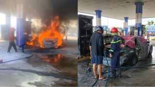 Vụ cháy ô tô Đà Nẵng: Tài xế khai hoảng loạn nên không mở cửa cứu 2 thiếu niên, có phạm tội không?