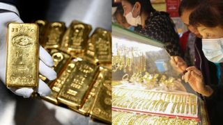 Giá vàng hôm nay 5/5 lao dốc trong đêm: Vàng SJC bỏ xa thế giới, người mua đối mặt bài toán lãi, lỗ
