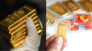 Giá vàng hôm nay 5/5: Vàng SJC, vàng nhẫn giữ mức chênh lệch neo cao, vàng thế giới ‘sập’