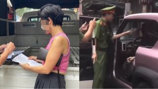 Nguồn cơn vụ nữ tài xế ở Hà Nội lớn tiếng với cảnh sát, cái kết bị phạt bao nhiêu tiền?