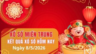 Kết quả xổ số miền Trung hôm nay 8/5/2026: Gia Lai và Ninh Thuận mới nhất 