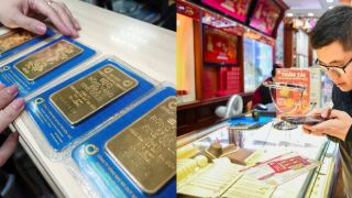 Giá vàng hôm nay (trưa 11/5): Vàng SJC, nhẫn 9999 giảm tới 1,5 triệu/lượng, người mua lỗ sâu 