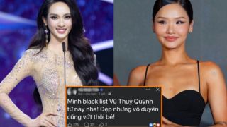 Danh tính NTK tuyên bố ‘blacklist’ Vũ Thuý Quỳnh vì phát ngôn ‘vô duyên’ đụng đến Miu Lê?