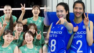 TRỰC TIẾP bóng chuyền nữ Hà Nội Tasco Auto vs Gunma Green Wings 17h00 ngày 15/5 - Cup VTV9 Bình Điền