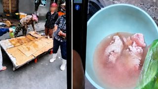 Đi mua thịt bò về nấu, người đàn ông phát hiện 'thịt lợn giả bò' khiến ai hay đi chợ cũng phải cảnh giác