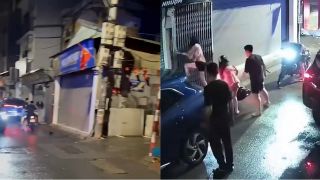Diễn biến mới vụ 2 cô gái bị 2 thanh niên đuổi đánh giữa đêm nghi do trêu ghẹo bất thành ở Hà Nội