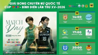 Xem trực tiếp bóng chuyền Cúp VTV9 - Bình Điền 2026 ở đâu, kênh nào? Link trực tiếp bóng chuyền nữ