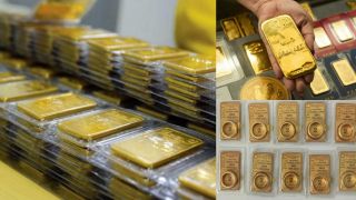 Giá vàng hôm nay 19/5: Vàng SJC, nhẫn 9999, 24k, BTMC, Phú Quý chưa hồi giá, chênh lệch thế giới nới gần 18 triệu