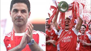 Arsenal vừa vô địch Ngoại hạng Anh, HLV Mikel Arteta bất ngờ 'gáy' trước thềm chung kết Cúp C1