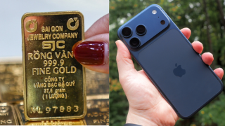 Giá vàng miếng lao dốc gần 34 triệu đồng từ đỉnh, iPhone 17 Pro Max rục rịch giảm giá