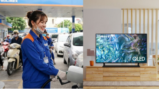 Giá xăng dầu hôm nay chiều 29/5 rẻ nhất trong tháng, RON 95 bốc hơi gần 1.400 đồng/lít, TV Samsung QLED giảm 40%