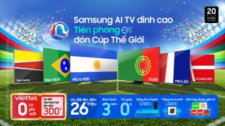 Đón sóng World Cup 2026: Trải nghiệm đỉnh cao cùng những ưu đãi hấp dẫn của siêu phẩm Samsung AI TV