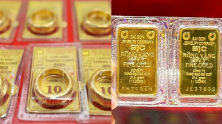 Bảng giá vàng hôm nay 1/6: Vàng miếng SJC nhẫn tròn 9999 mất giá liên tục, thị trường 'chìm dưới đáy'