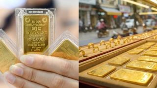 Giá vàng hôm nay (chiều 2/6): Vàng miếng SJC, nhẫn 9999 tuột dốc bất chấp, vàng thế giới lại đi theo hướng ngược chiều 