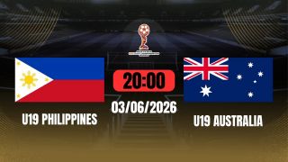 Lịch thi đấu U19 Đông Nam Á 2026 hôm nay 3/6: U19 Philippines đấu U19 Australia