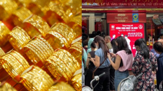 Giá vàng hôm nay chiều 5/6: Vàng miếng vàng nhẫn trơn 'thi nhau' lao dốc, giá cả nghịch lý hiếm thấy
