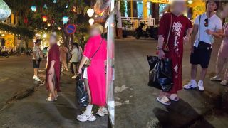 Thông tin mới vụ du khách nước ngoài mặc áo dài với bikini ở Hội An, cơ quan chức năng lên tiếng