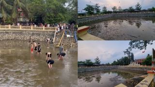 Hà Nội: Đôi vợ chồng tát cạn ao cá của làng tìm 1 cây vàng đánh rơi, cái kết ‘cả làng cùng vui’