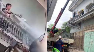 Diễn biến mới vụ xịt nước vào thợ xây ở Hà Nội: Bắt đầu tháo dỡ nhiều hạng mục, bị xử lý ra sao? 