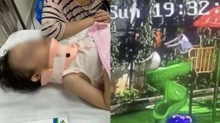 Tình trạng bé gái bị xô ngã lộn cổ từ cầu trượt ở Hà Nội: Người thân bé trai lên tiếng cháu 'có vấn đề về tâm lý'