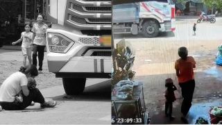 Đắk Lắk: Hiện trường bé 3 tuổi tử vong dưới bánh xe tải, camera ghi lại khoảnh khắc bé chạy qua đường