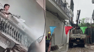Vụ xịt nước vào thợ xây ở Hà Nội: Cái giá phải trả khi không tự tháo dỡ công trình lấn sang hàng xóm