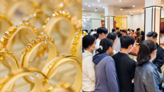 Bảng giá vàng hôm nay 12/6: Vàng miếng SJC nhẫn trơn 9999 tăng từng giờ, dân 'lao đầu' mua vào ào ào