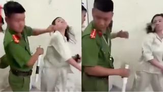 Danh tính người phụ nữ tát, hành hung công an ở Thái Nguyên, đã rõ nguồn cơn sự việc