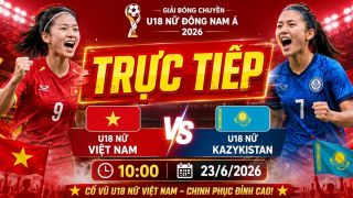 Kết quả bóng chuyền nữ Việt Nam vs Kyrgyzstan - Kết quả bóng chuyền U18 Đông Nam Á hôm nay 23/6