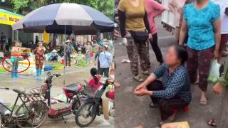 Danh tính chủ cửa hàng hải sản xịt nước vào mặt bà bán rau đến chảy máu vì tranh chấp chỗ ngồi