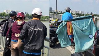 Danh tính nam shipper bỏ xe máy và thùng hàng trên cầu rồi mất tích dưới sông, mẹ ngã quỵ ở hiện trường