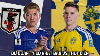 Dự đoán tỷ số Nhật Bản vs Thụy Điển, 6h00 ngày 26/6 - Nhận định bóng đá World Cup 2026 hôm nay