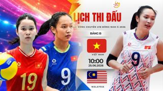 Link xem TRỰC TIẾP bóng chuyền nữ Việt Nam đấu Malaysia- VCK U18 nữ Đông Nam Á 2026