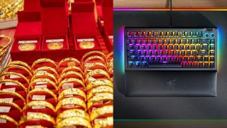 Giá vàng trong nước hôm nay 25/6 tiếp đà giảm mạnh, bàn phím gaming Razer giá có rẻ?