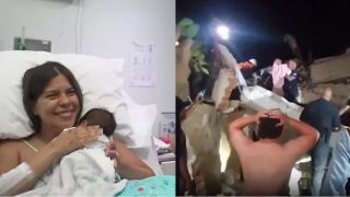 Bé sơ sinh 18 ngày tuổi sống sót thần kỳ sau 32 tiếng mắc kẹt dưới tòa nhà đổ sập vì động đất Venezuela