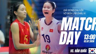 Link xem TRỰC TIẾP bóng chuyền nữ Việt Nam đấu Hàn Quốc - VCK U18 nữ châu Á 2026: Đôi công hấp dẫn?