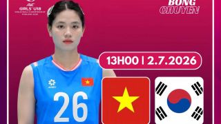 TRỰC TIẾP bóng chuyền nữ Việt Nam vs Hàn Quốc hôm nay 2/7- Link xem bóng chuyền nữ U18 châu Á 2026