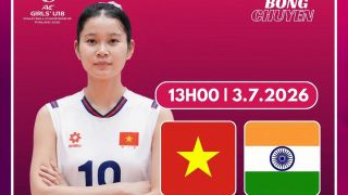 Link xem trực tiếp bóng chuyền nữ U18 Việt Nam vs U18 Ấn Độ hôm nay 3/7, giải U18 nữ châu Á 2026