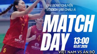 Link xem trực tiếp bóng chuyền nữ U18 châu Á 2026 - Trực tiếp bóng chuyền nữ Việt Nam vs Ấn Độ
