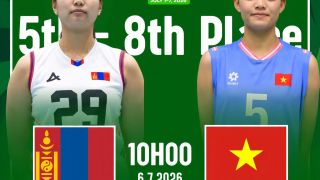 TRỰC TIẾP bóng chuyền nữ Việt Nam vs Mông Cổ hôm nay 6/7 - Link xem bóng chuyền U18 nữ châu Á 2026