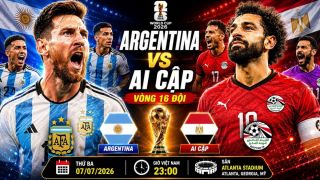 Kết quả bóng đá, tỷ số Argentina vs Ai Cập - World Cup 2026: Salah toả sáng, Messi nhận trái đắng